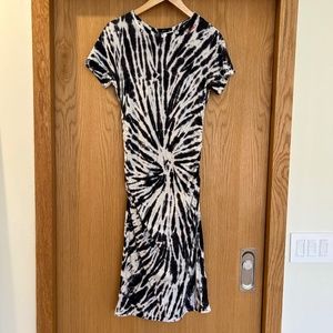DKNY Tie-Dye Midi Dress
